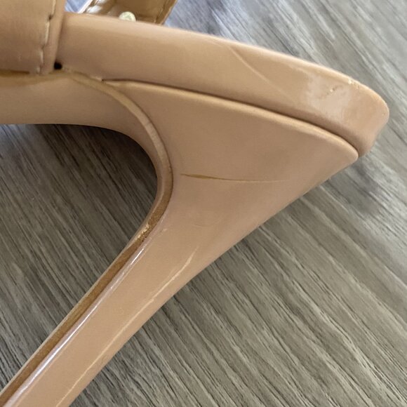 Catherine Malandrino Pink and Gold Sexy Heels - Picture 8 of 10